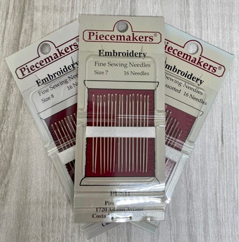 Piecemakers Crewel-Embroidery Needles (Sizes 7,8)